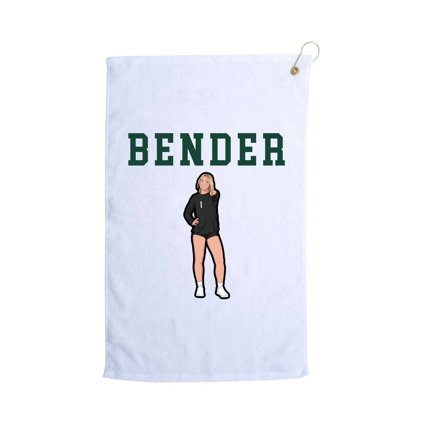 Golf Towel — Shirsey in White