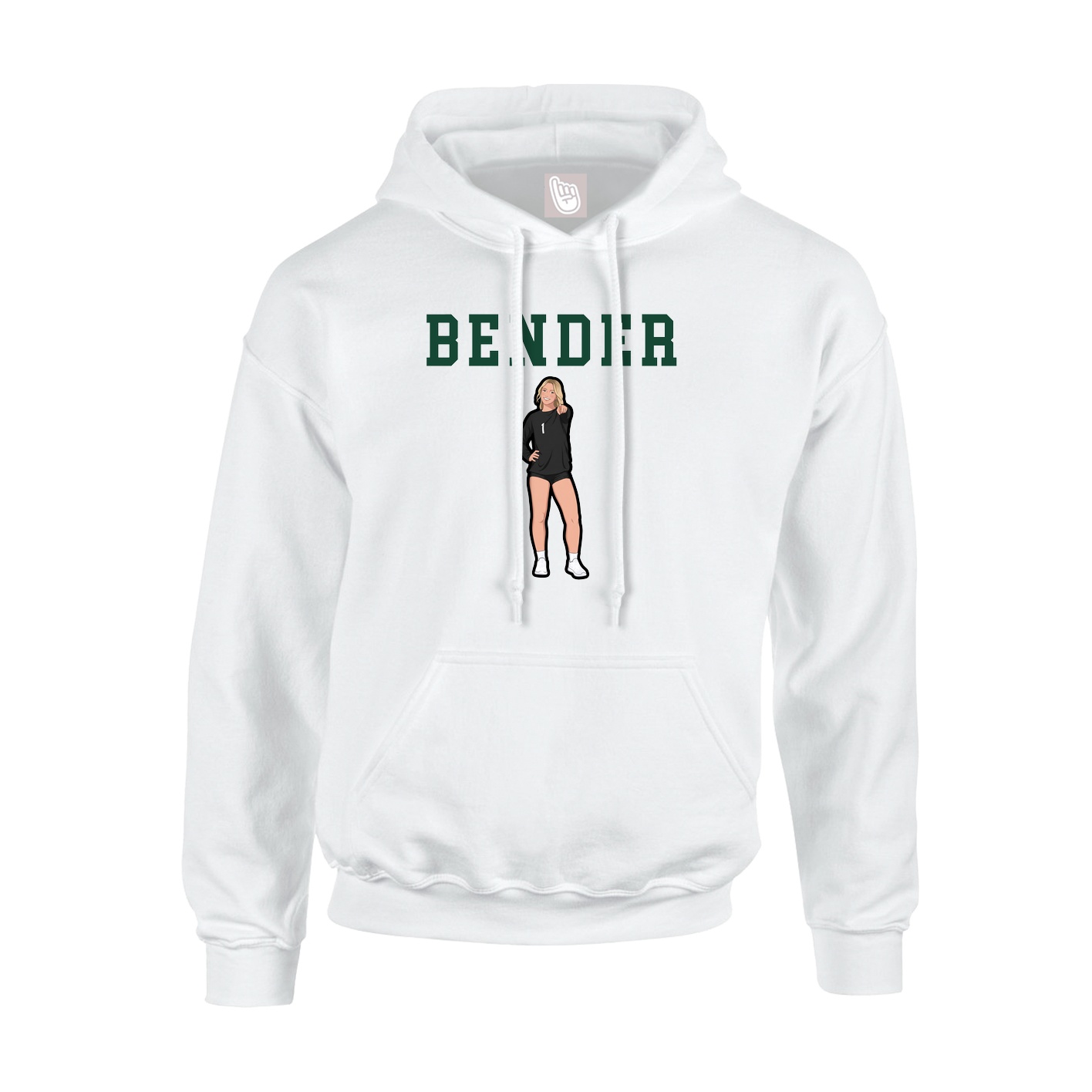 Youth Hoodie — Shirsey in White