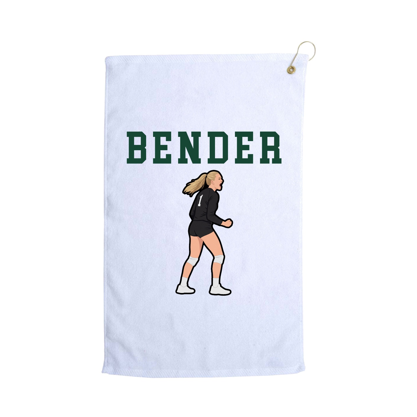 Golf Towel — Shirsey in White