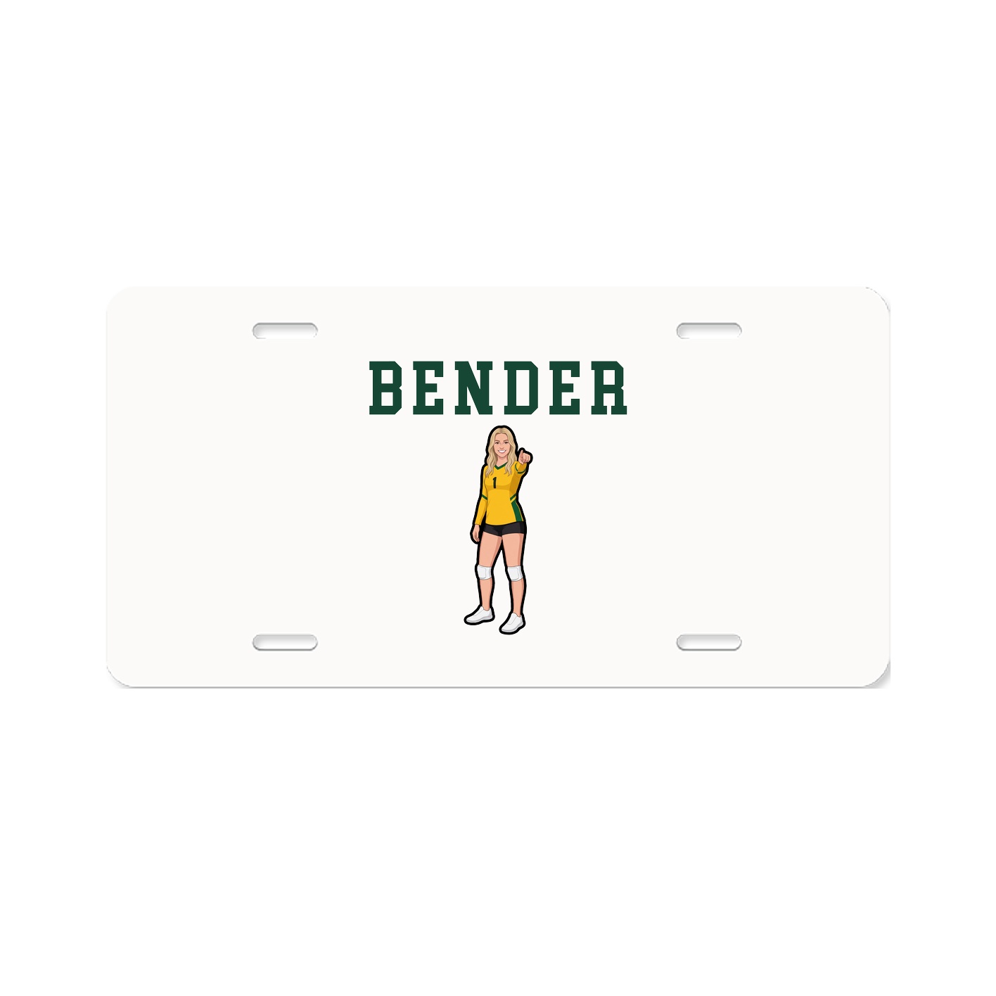 License Plate — Shirsey in Classic