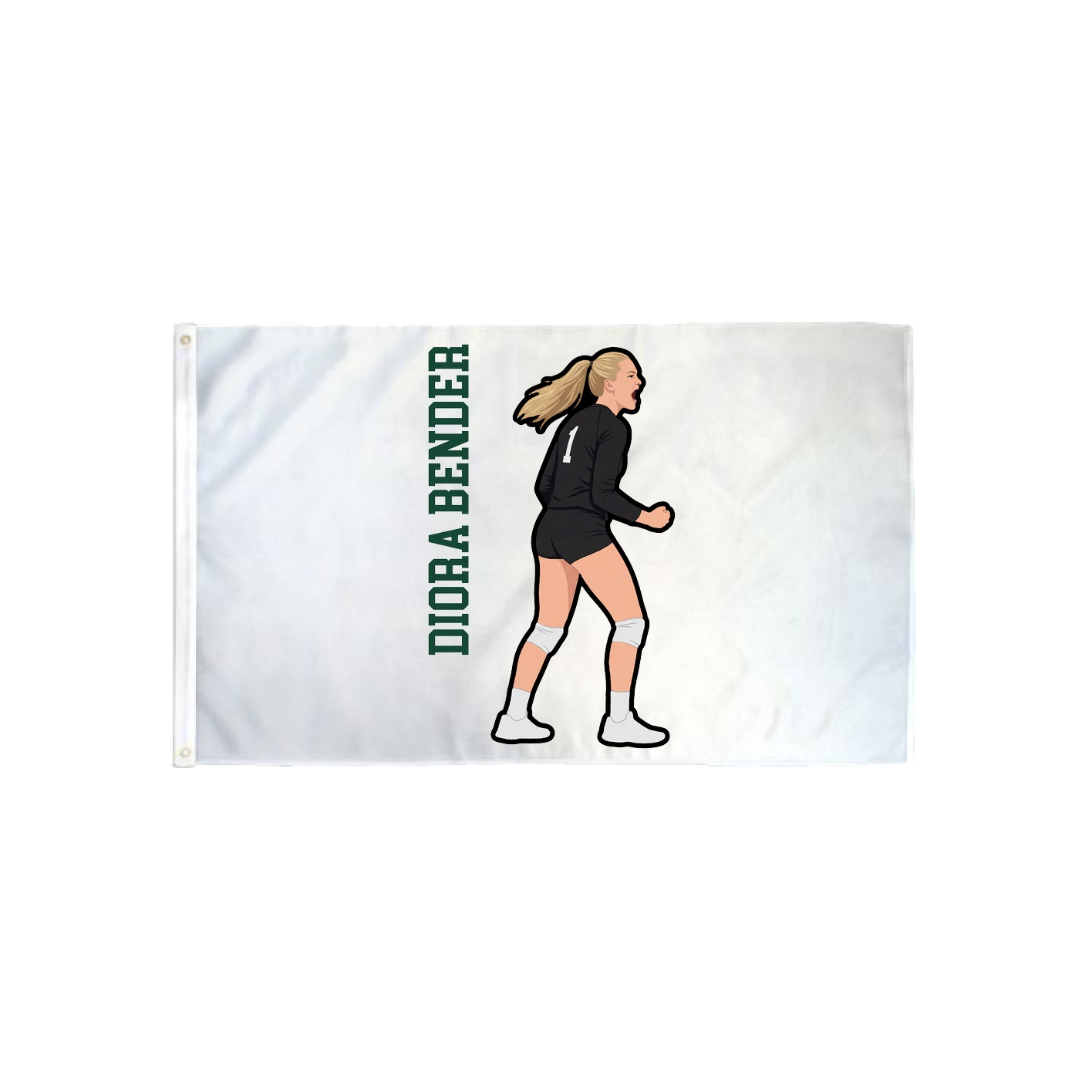 3x5 Flag — Name Vertical in Classic