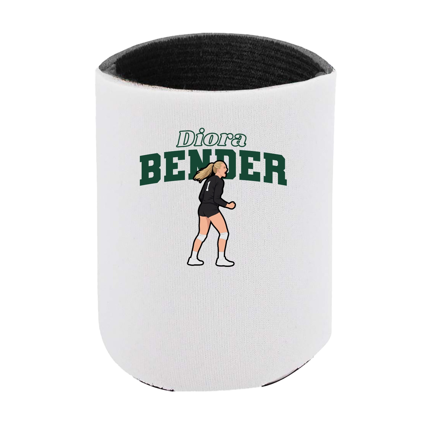 Can Holder — Name Arch in White