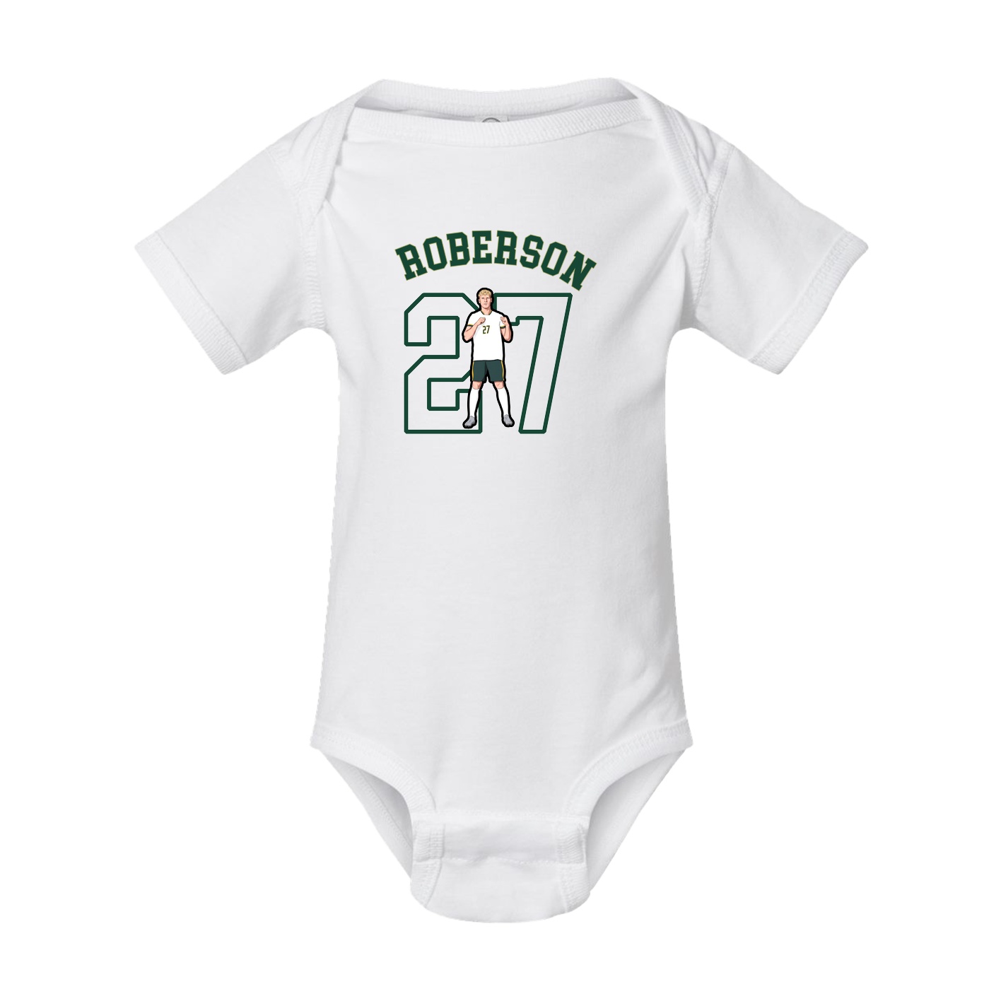 Baby Onesie — Shirsey Arch in White