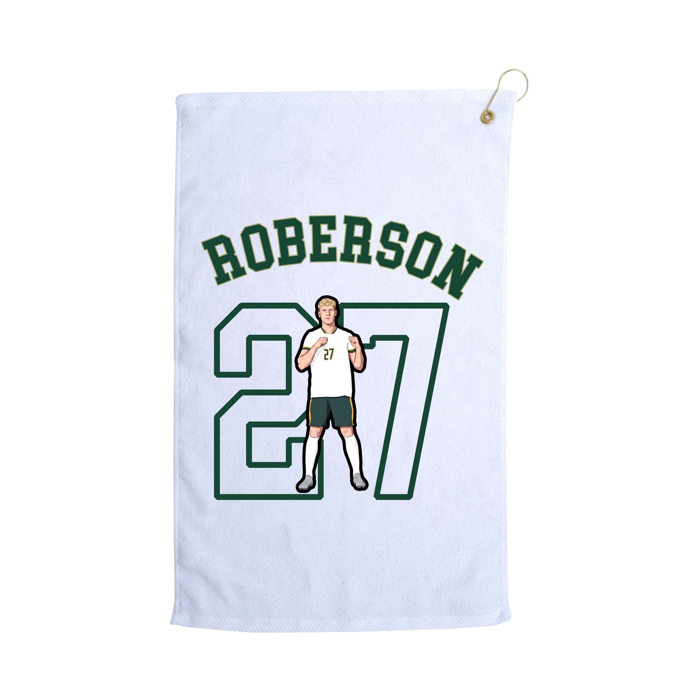 Golf Towel — Shirsey Arch in White