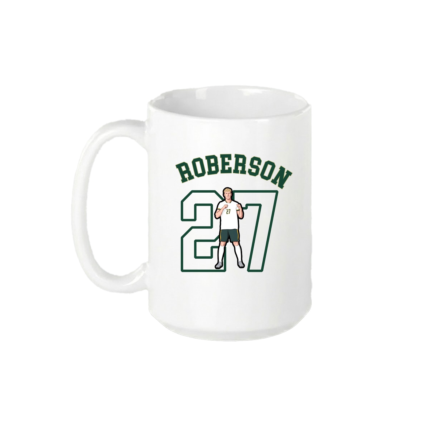15oz Coffee Mug — Shirsey Arch in White