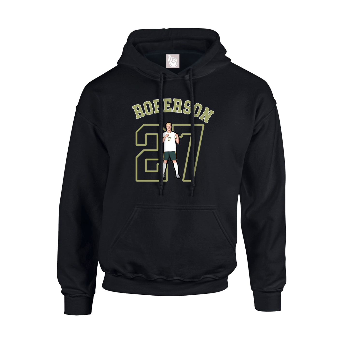 Youth Hoodie — Shirsey Arch in Black