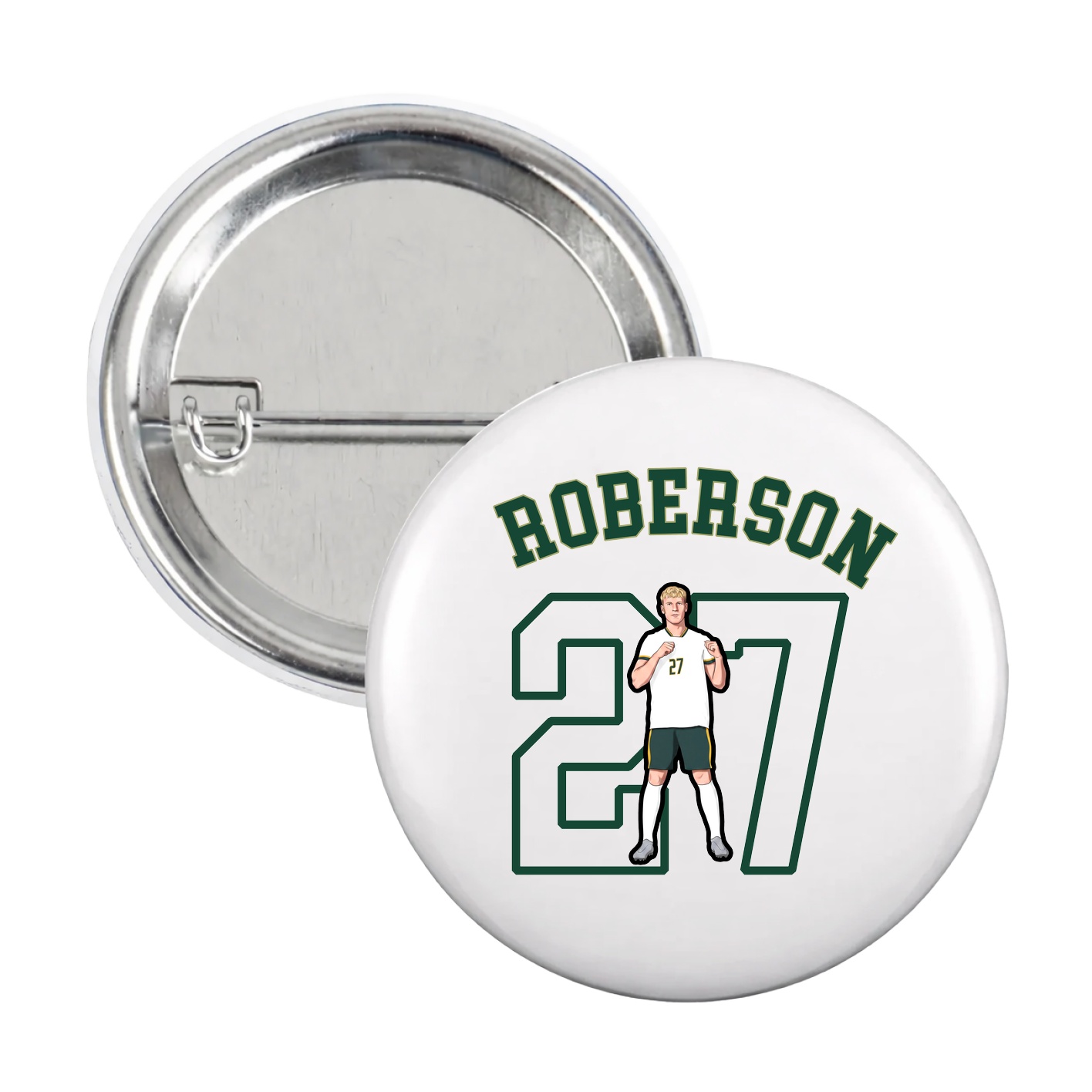 Game Day Button — Shirsey Arch in White