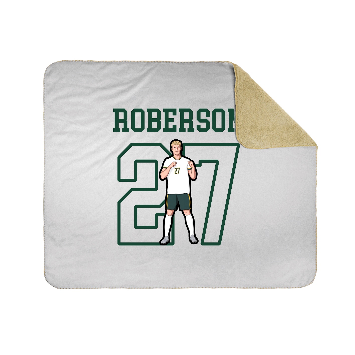 Throw Blanket — Shirsey in White