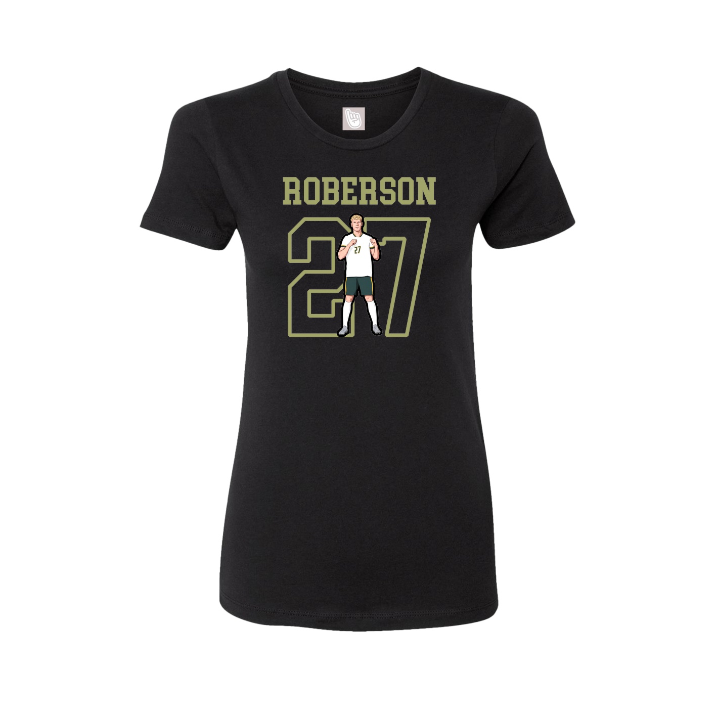 Fitted Women's Tee — Shirsey in Black