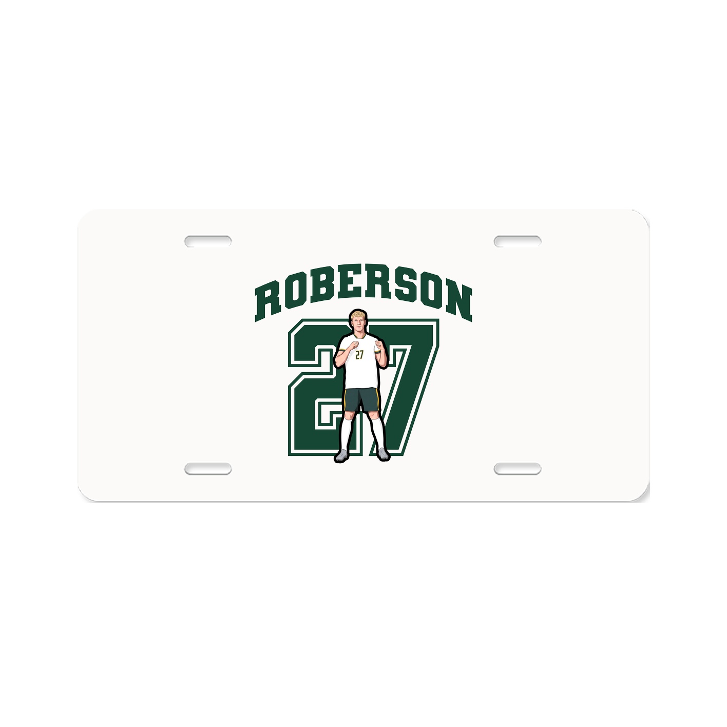 License Plate — Number in Classic