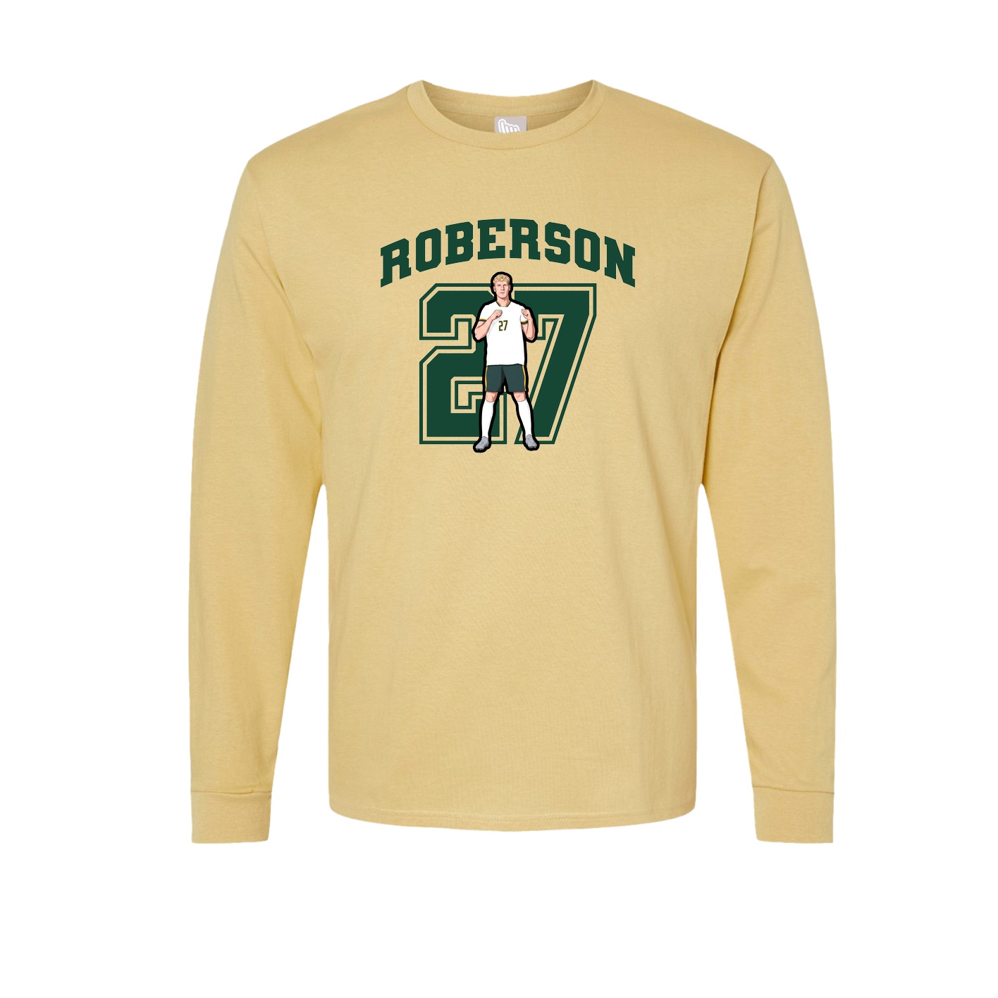 Long Sleeve Tee — Number in Vegas Gold