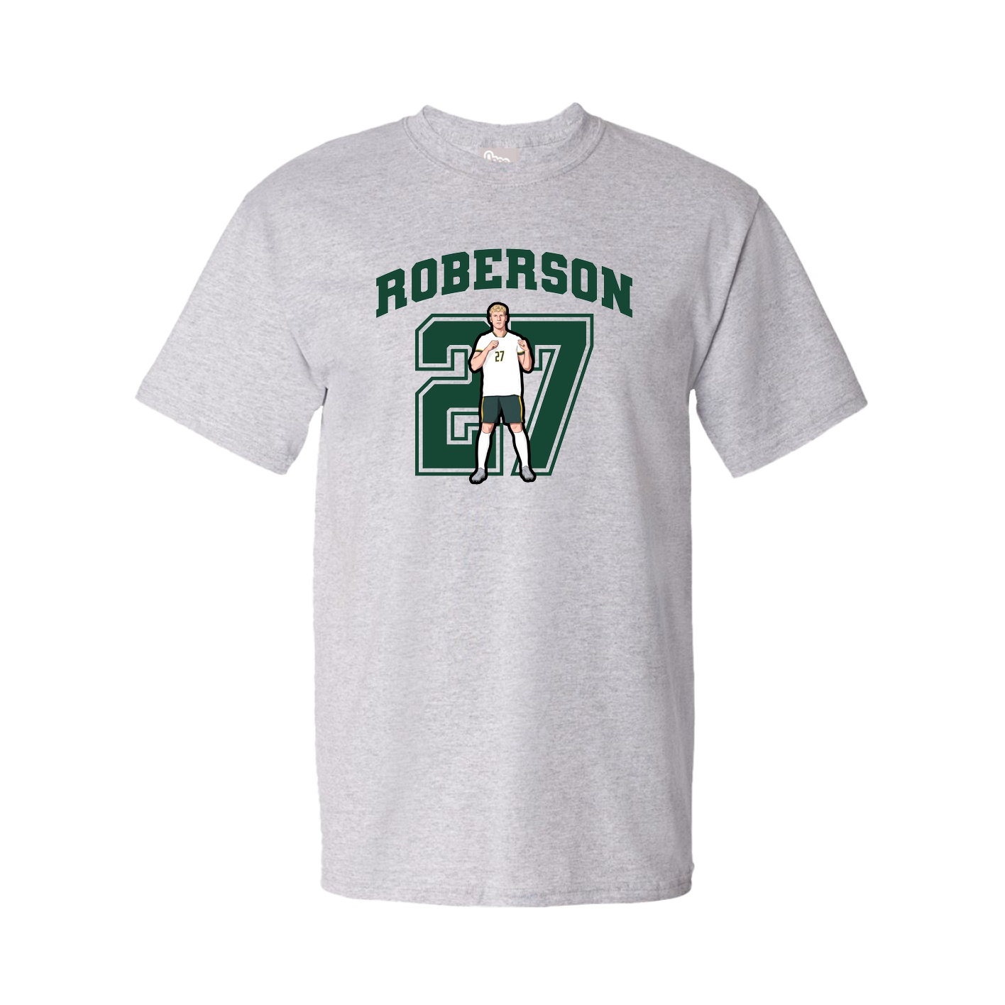 Youth Tee — Number in Grey