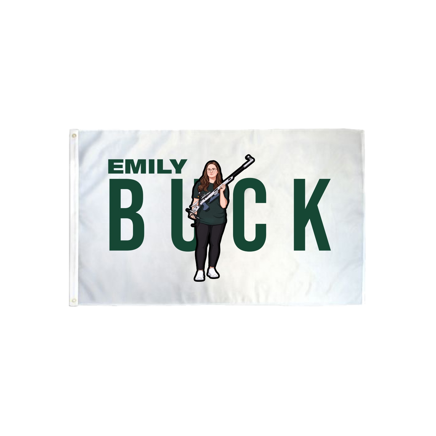 3x5 Flag — Player Name in Classic