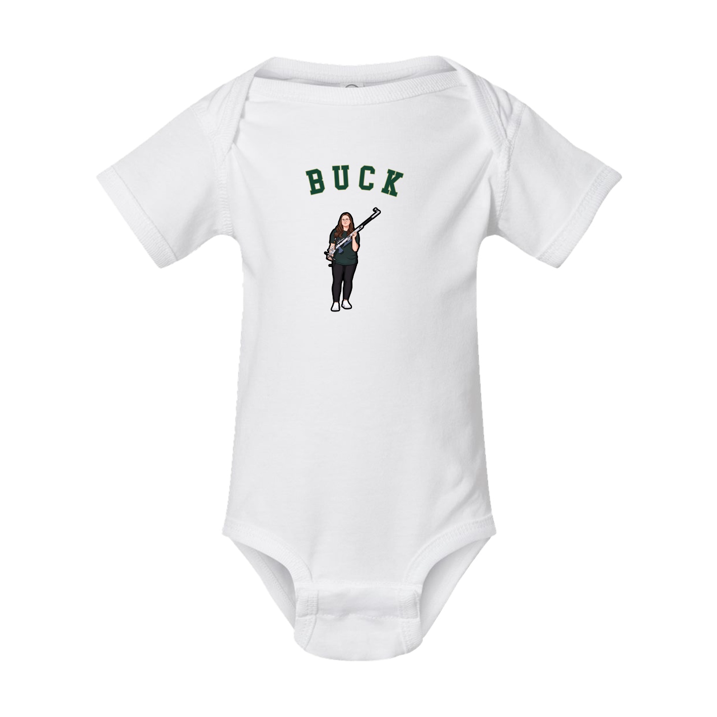 Baby Onesie — Shirsey Arch in White