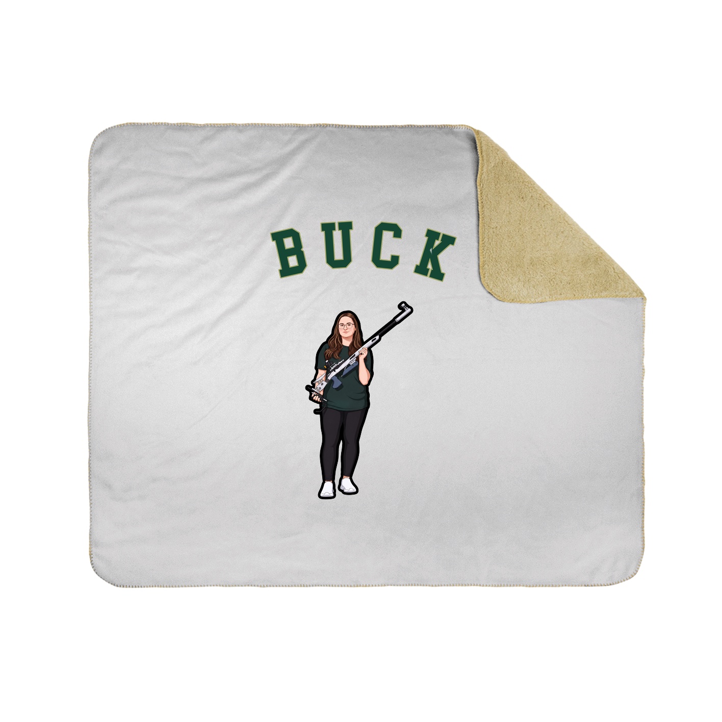 Throw Blanket — Shirsey Arch in White