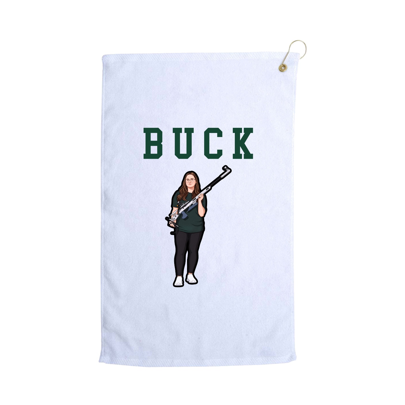 Golf Towel — Shirsey in White