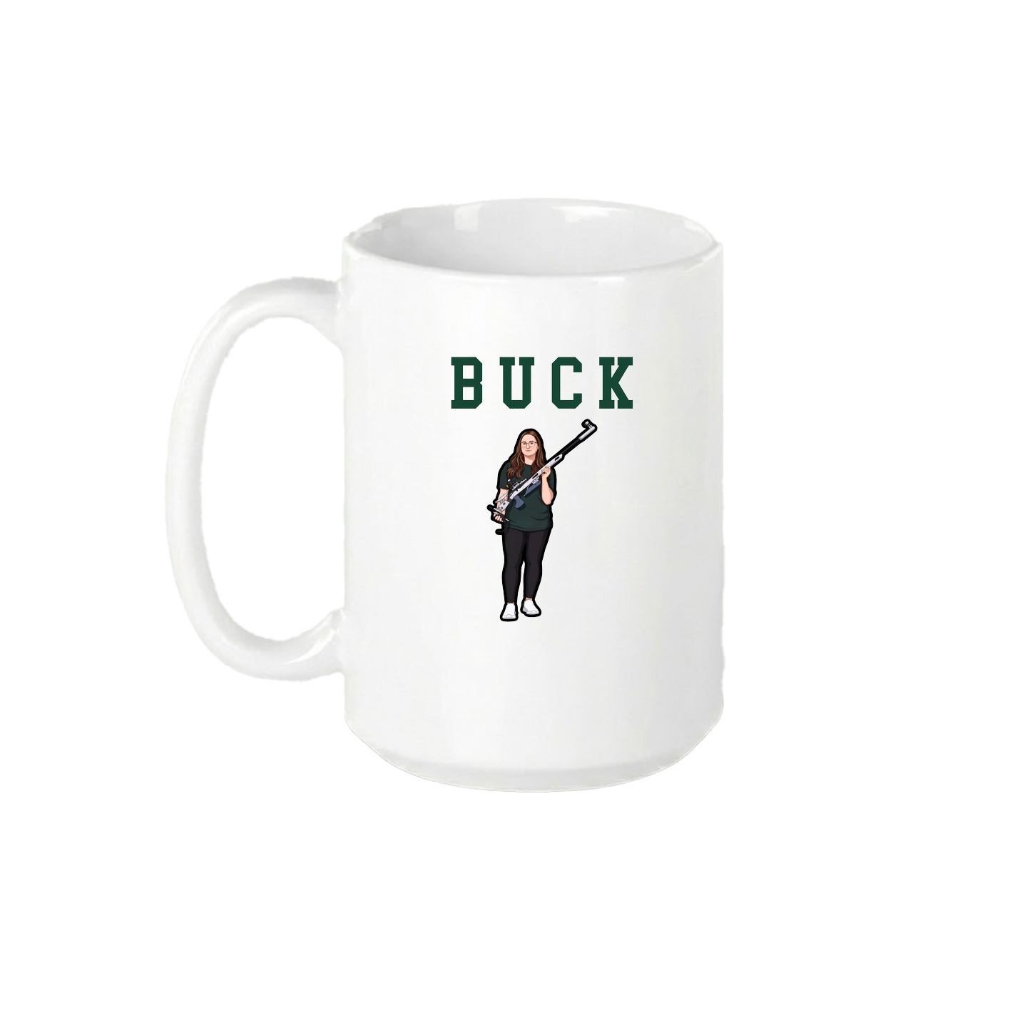 15oz Coffee Mug — Shirsey in White