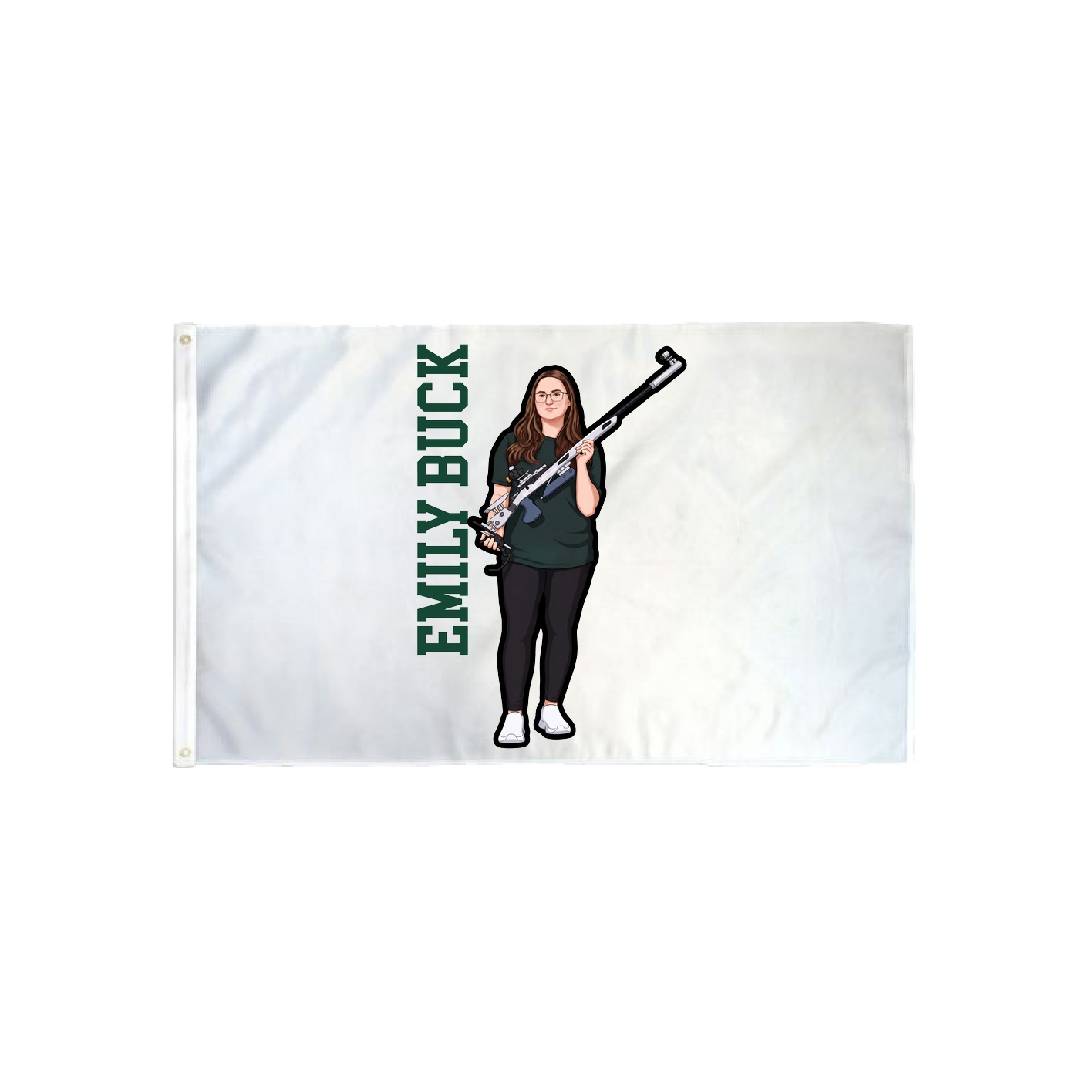 3x5 Flag — Name Vertical in Classic