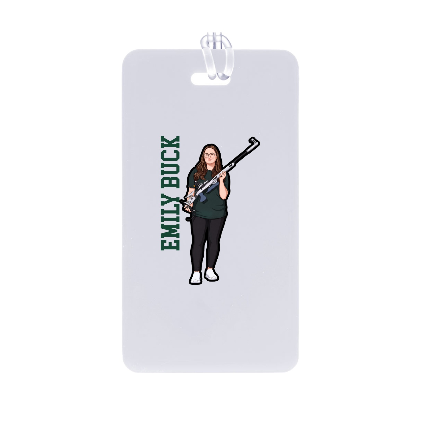 Bag Tag — Name Vertical in Classic