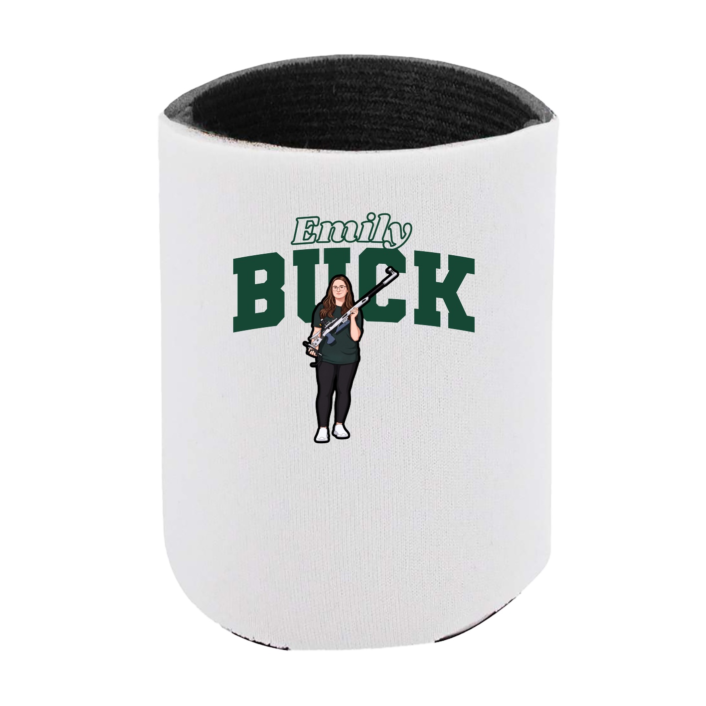 Can Holder — Name Arch in White
