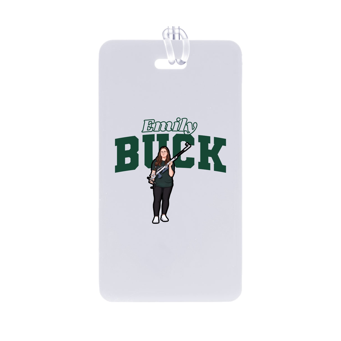 Bag Tag — Name Arch in Classic