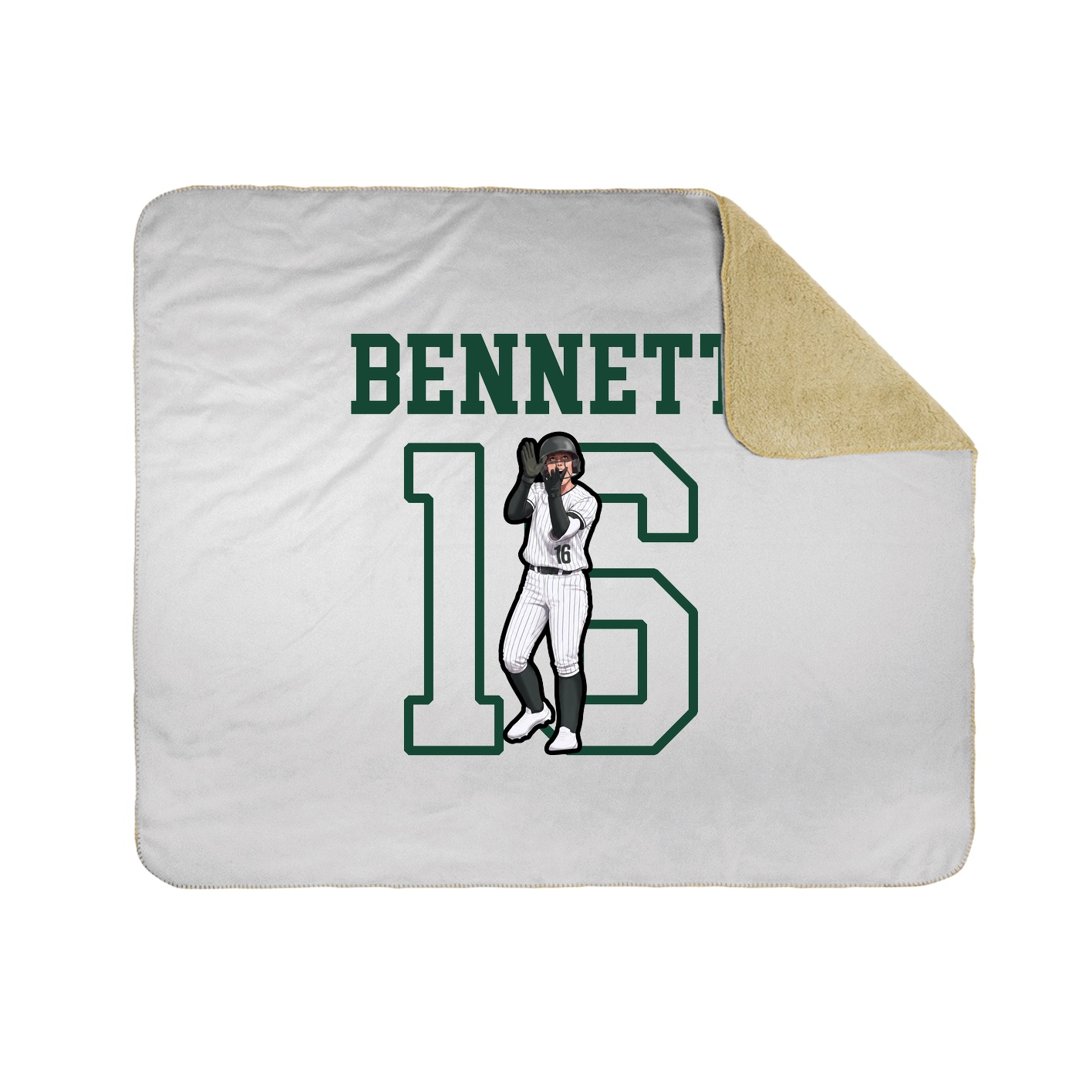 Throw Blanket — Shirsey in White