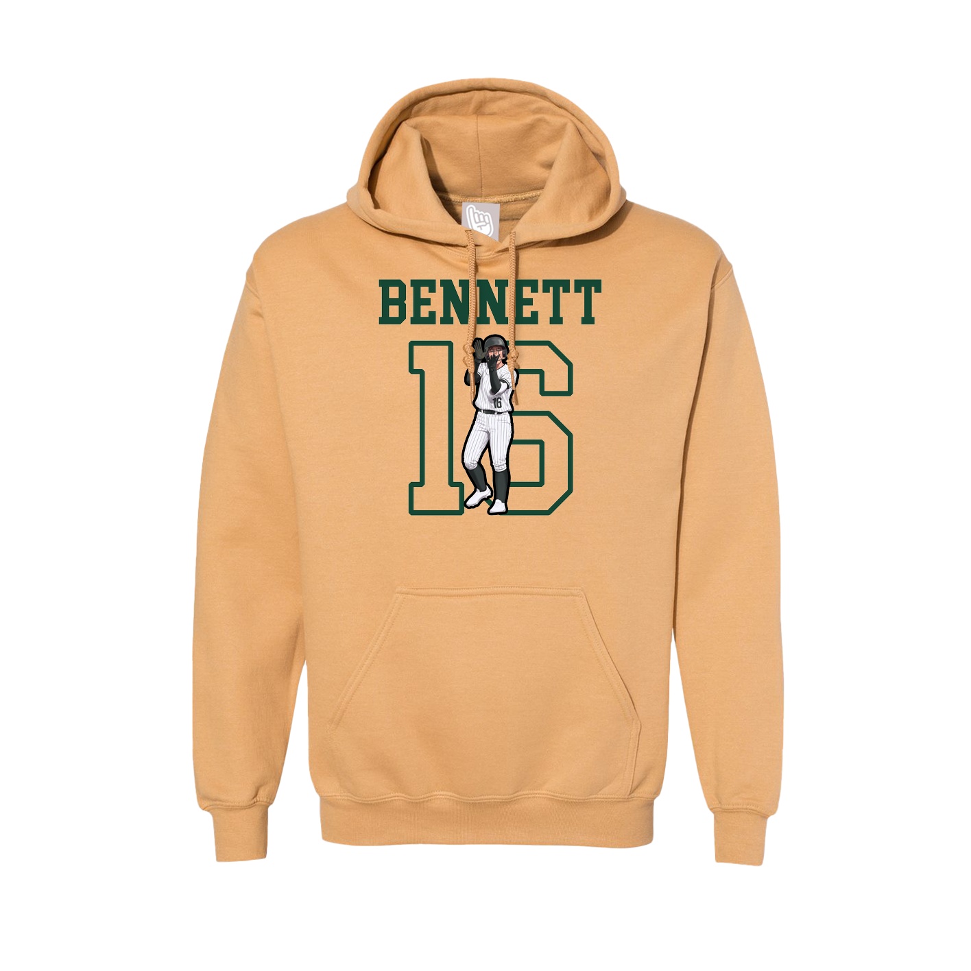 Hoodie — Shirsey in Vegas Gold