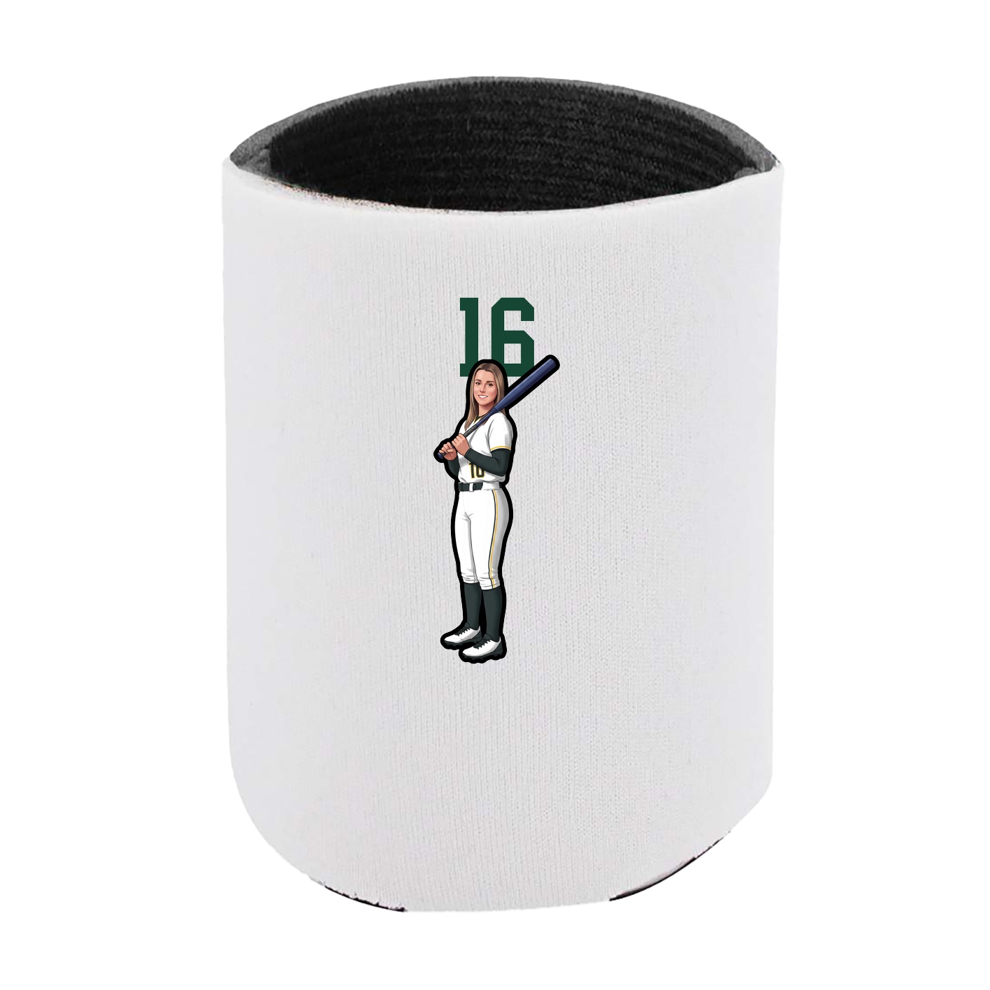 Can Holder — Number Top in White