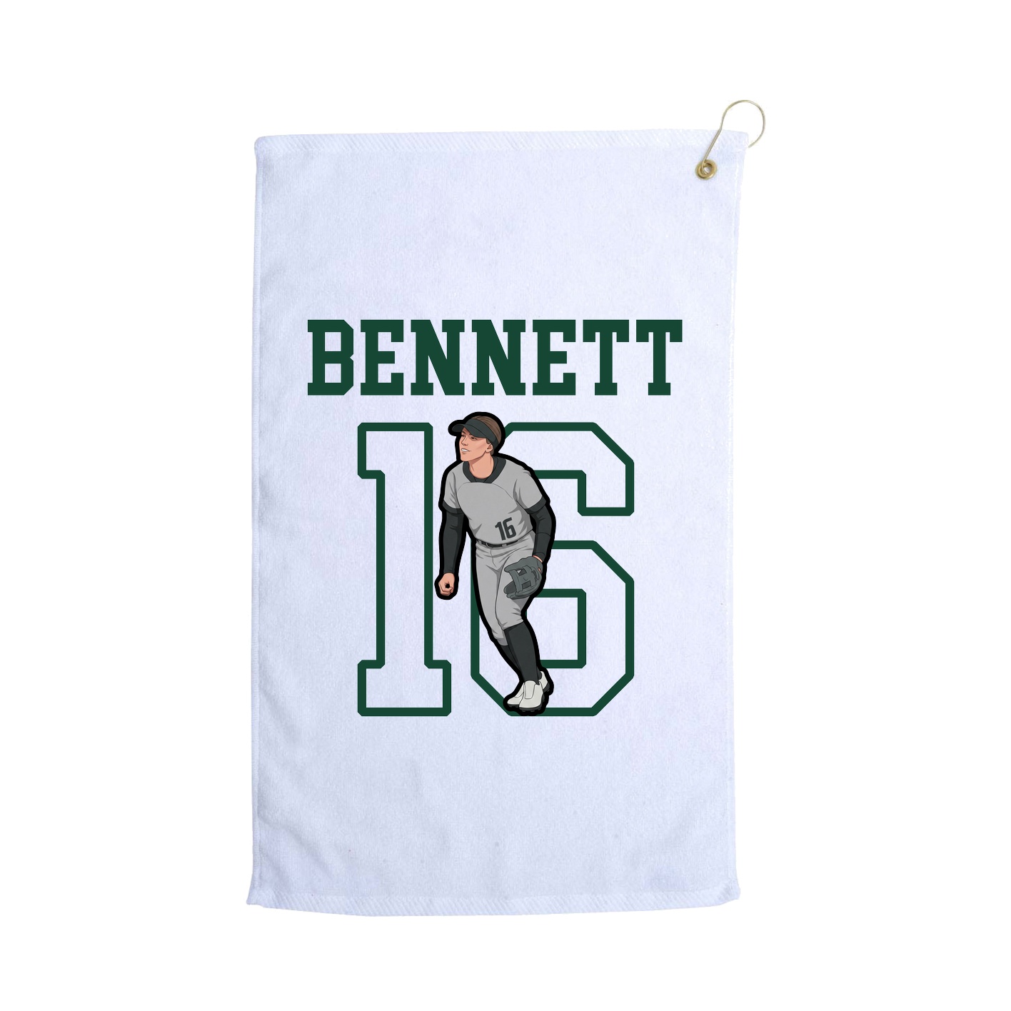 Golf Towel — Shirsey in White