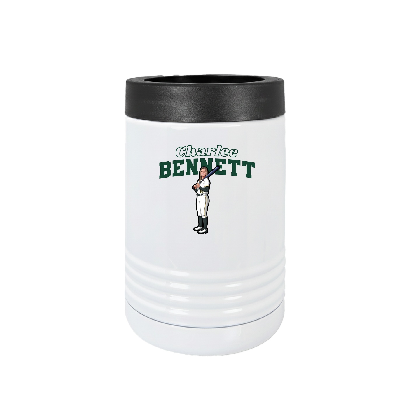 Beverage Holder — Name Arch in White