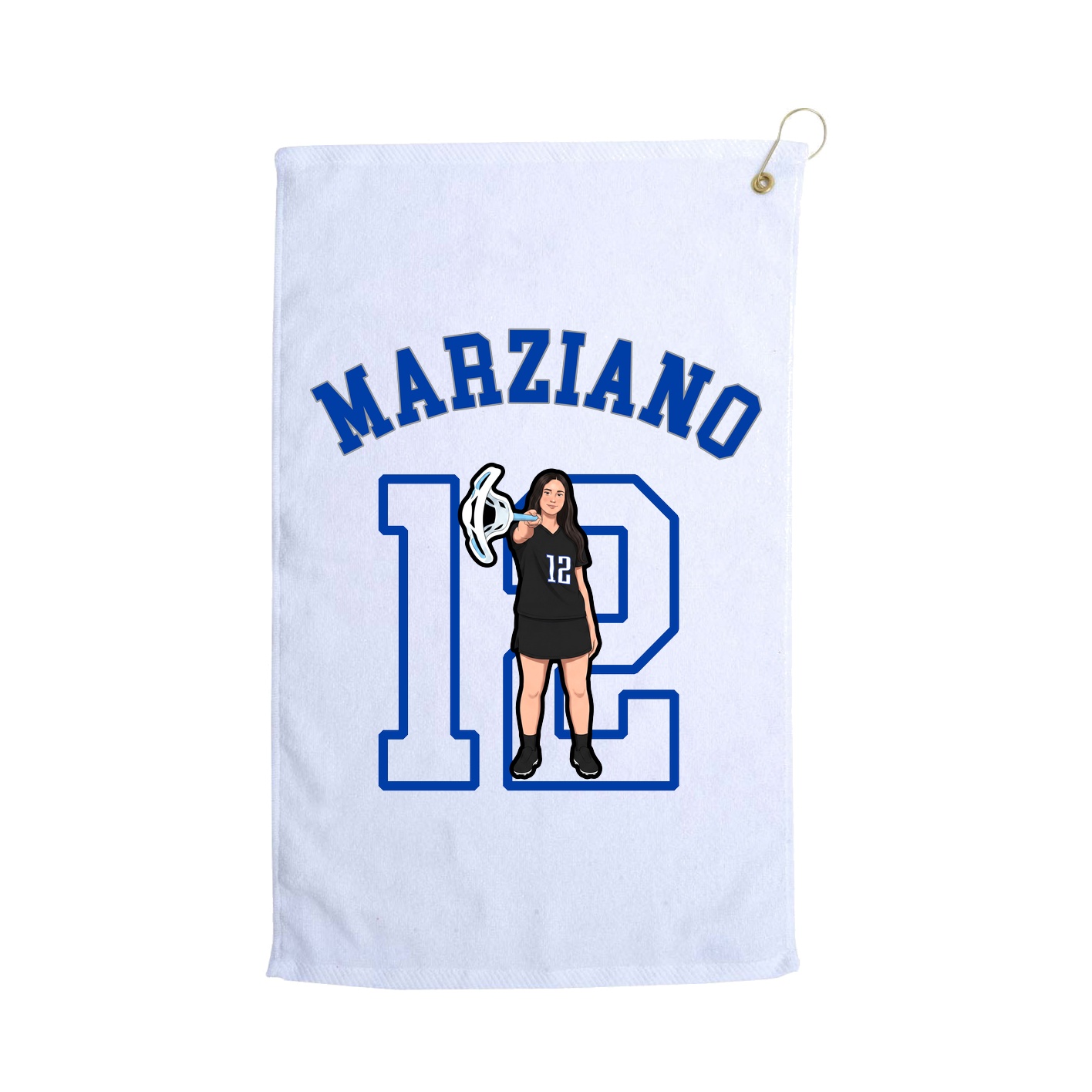 Golf Towel — Shirsey Arch in White