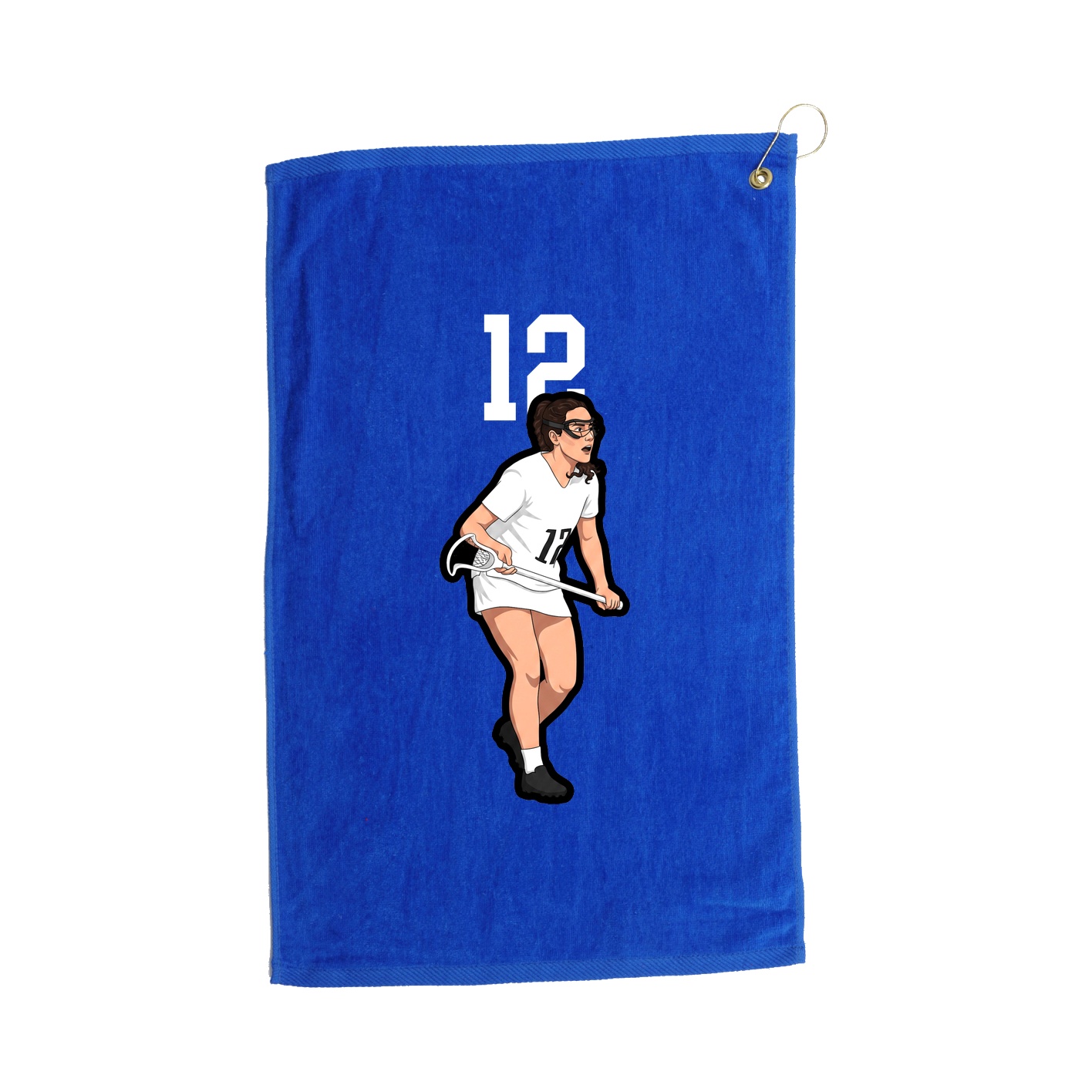 Golf Towel — Number Top in Royal