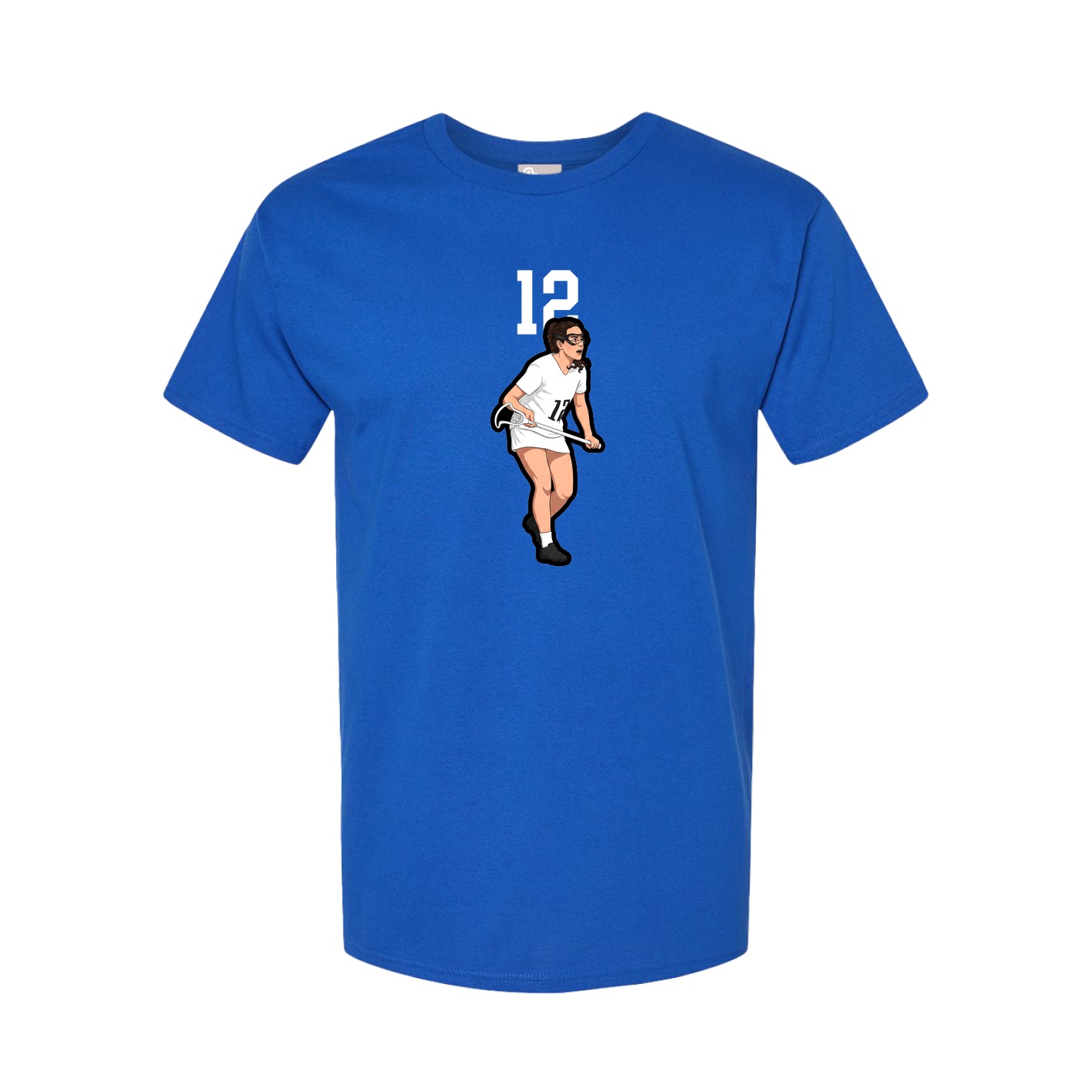 Youth Tee — Number Top in Royal