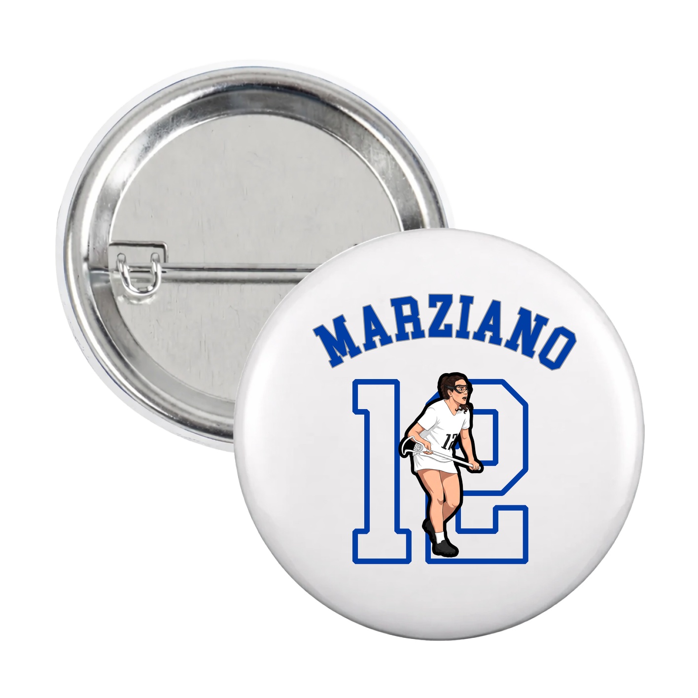 Game Day Button — Shirsey Arch in White