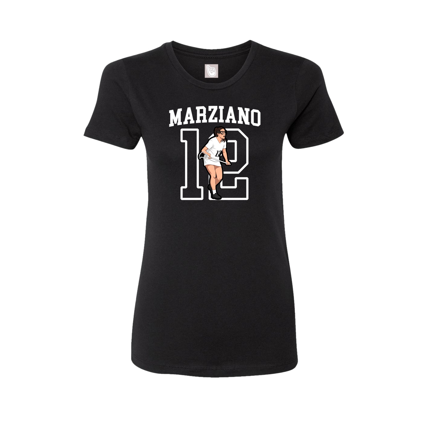 Fitted Women's Tee — Shirsey in Black