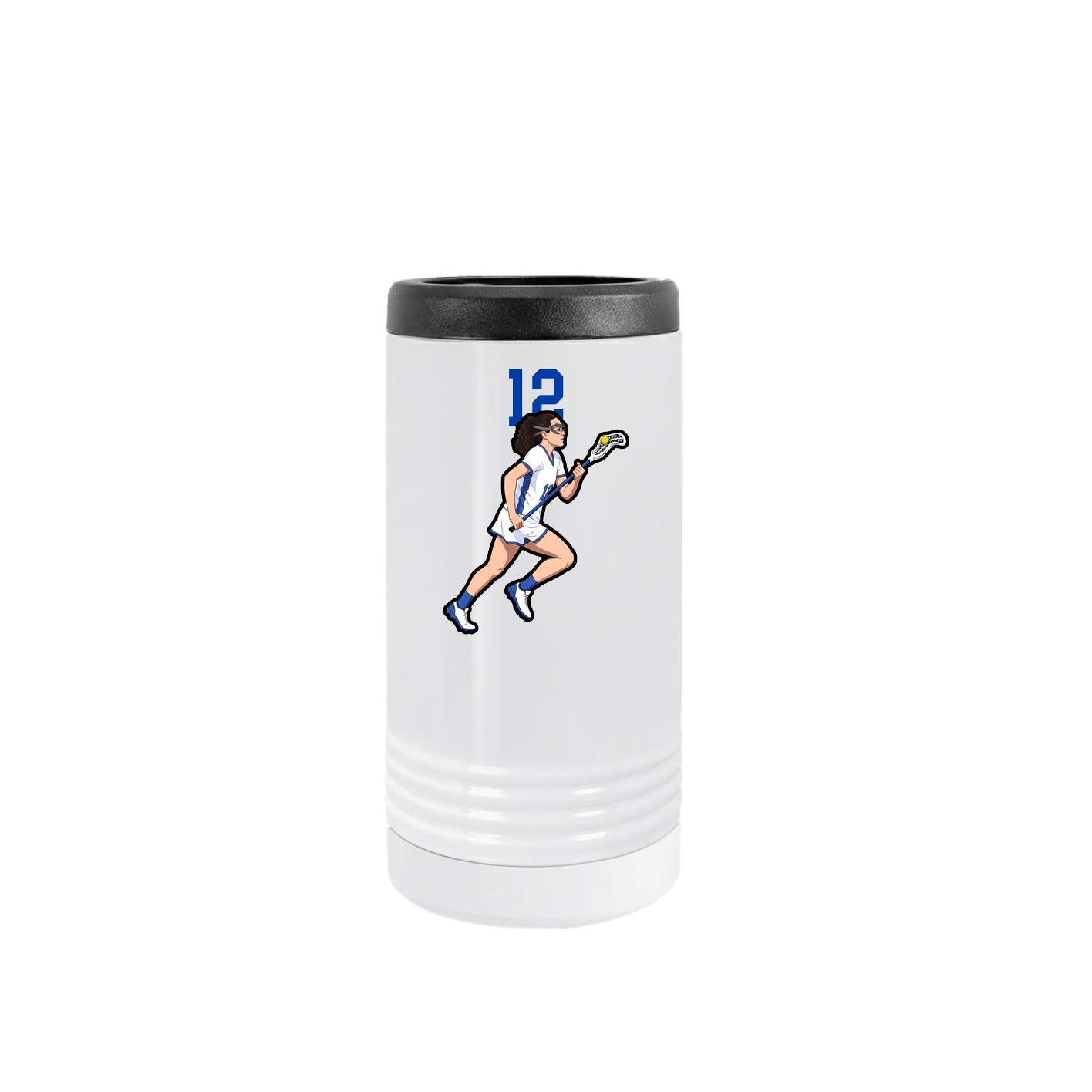 Slim Beverage Holder — Number Top in White