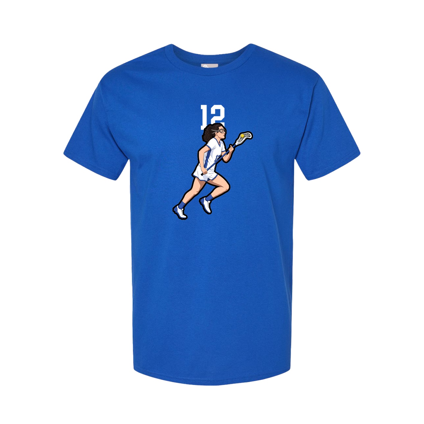 Youth Tee — Number Top in Royal