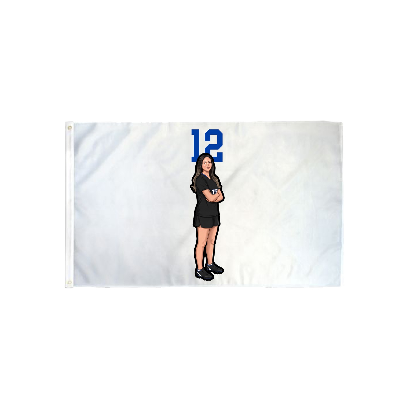 3x5 Flag — Number Top in Classic