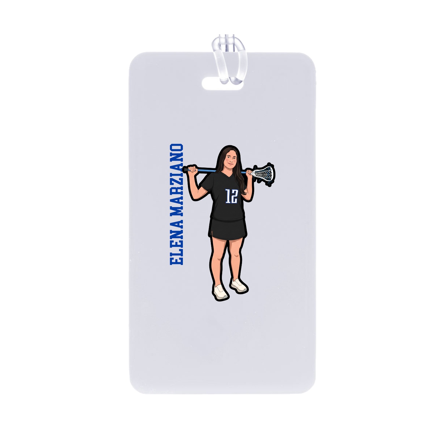 Bag Tag — Name Vertical in Classic