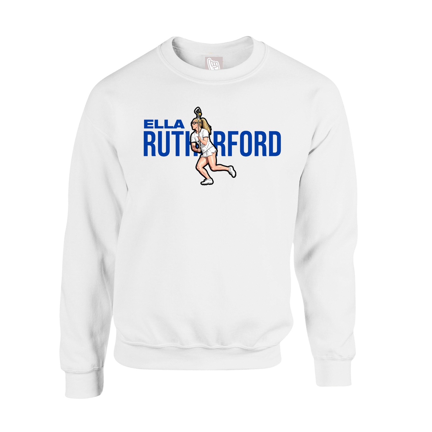 Fleece Crew — Player Name in White