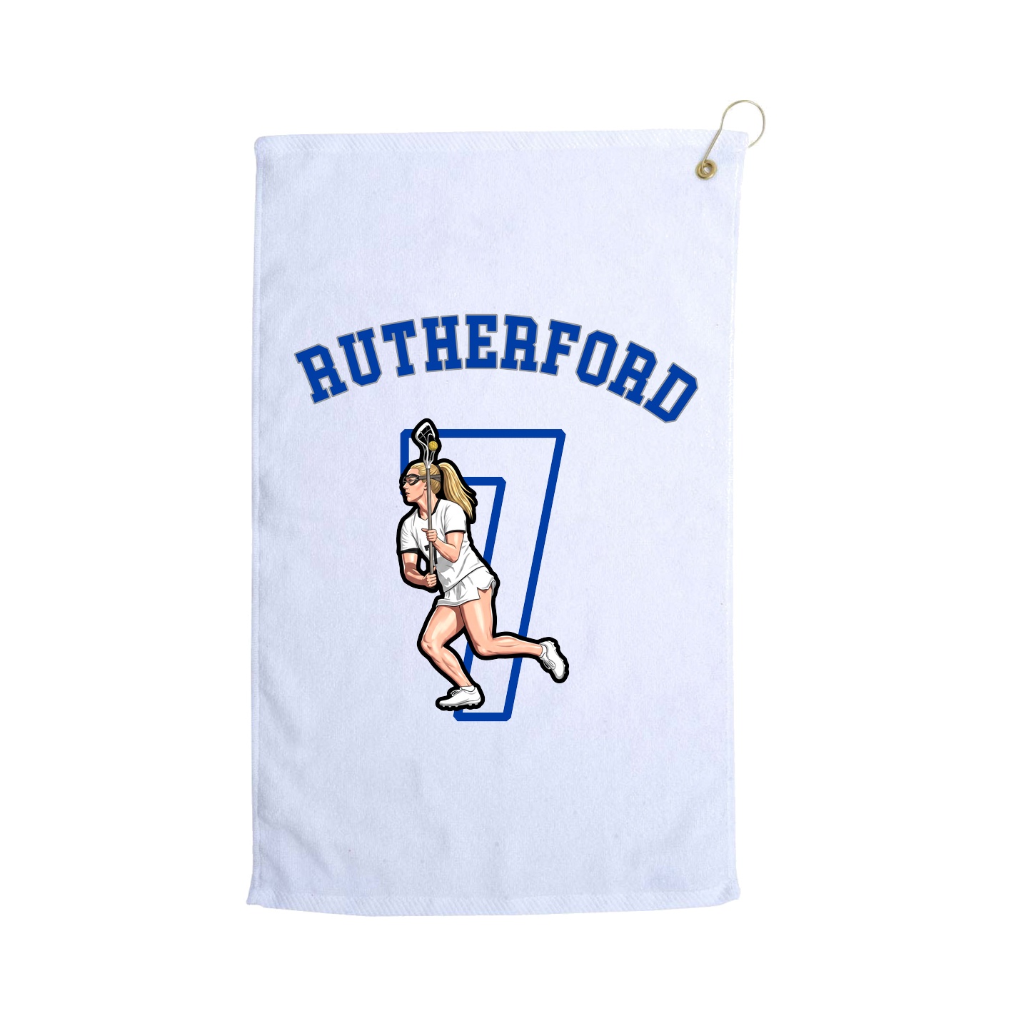 Golf Towel — Shirsey Arch in White