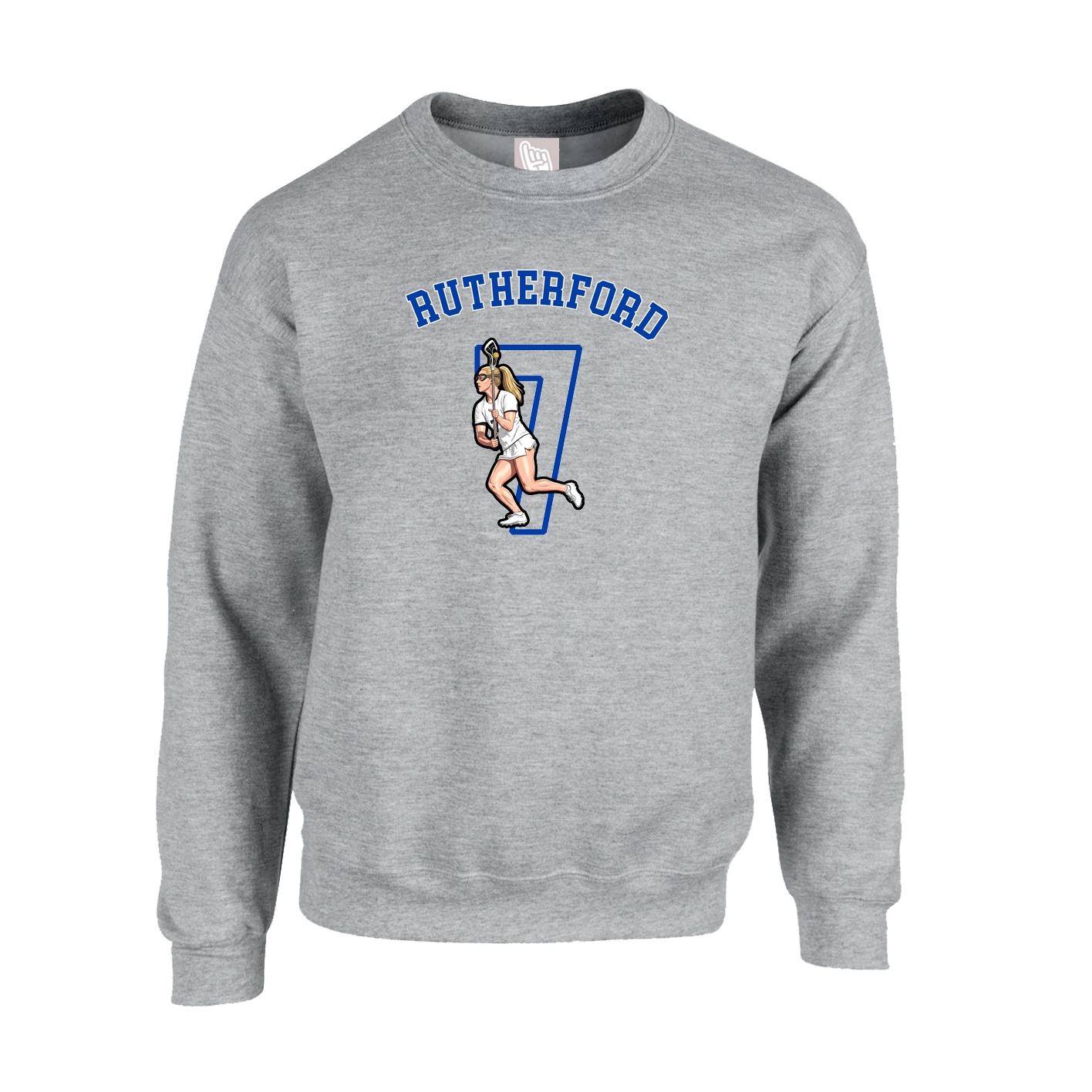 Fleece Crew — Shirsey Arch in Grey