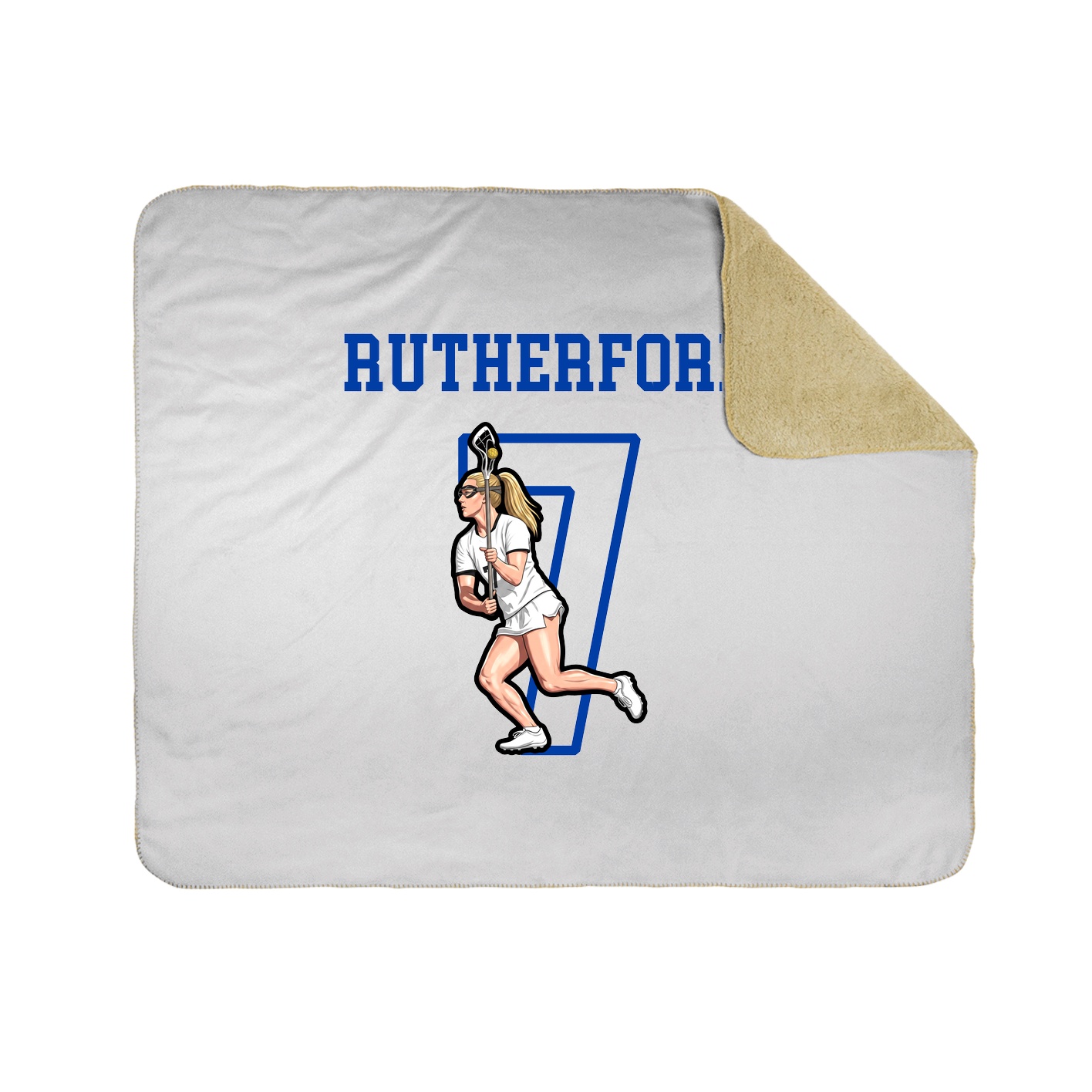 Throw Blanket — Shirsey in White