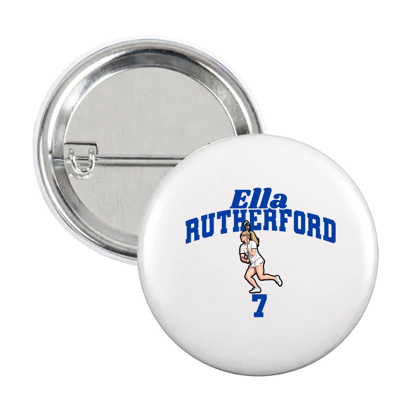 Game Day Button — Signature Arch in White