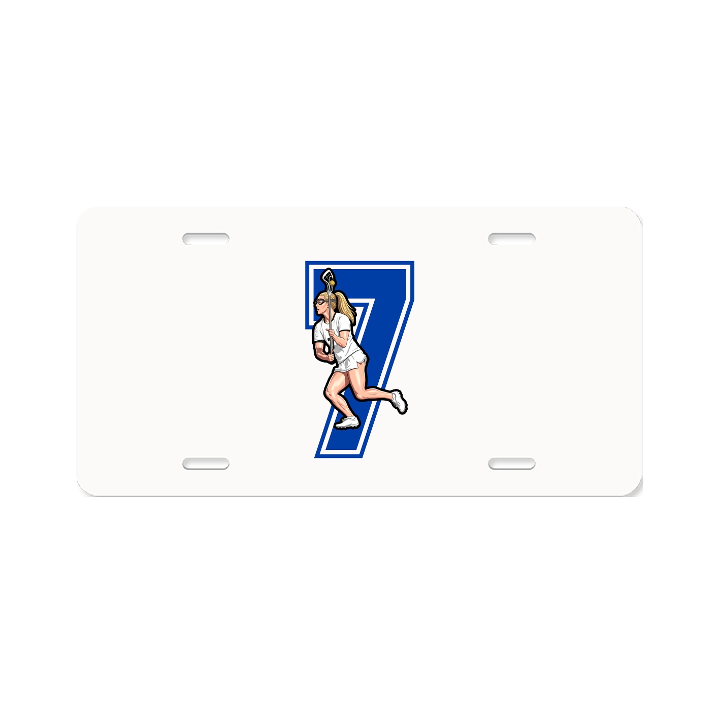 License Plate — Number in Classic