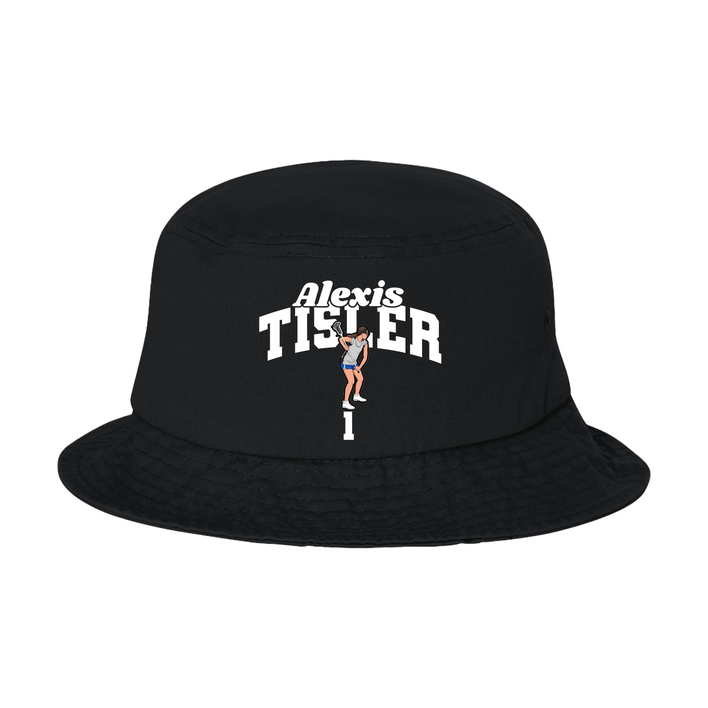Bucket Cap — Signature Arch in Black