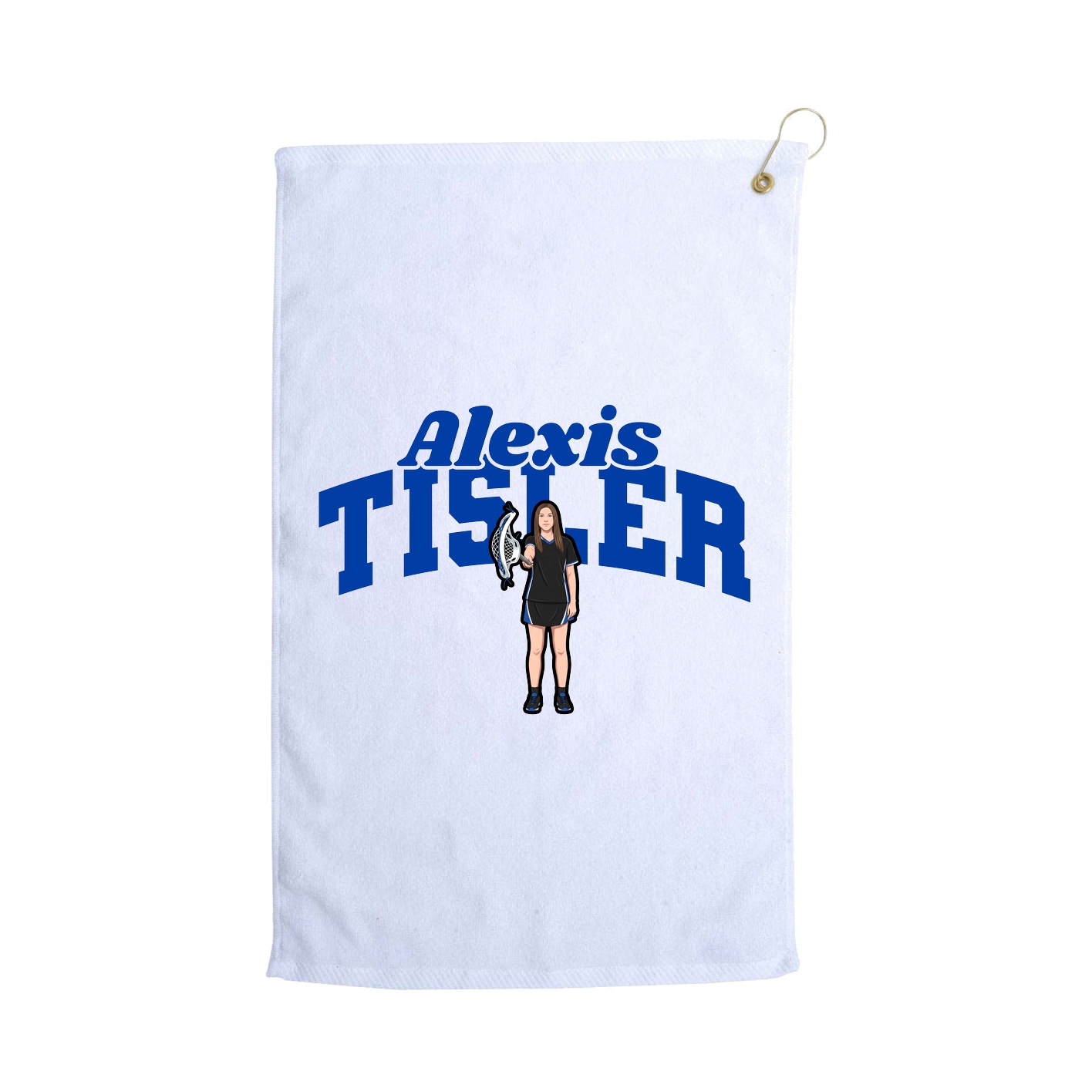 Golf Towel — Signature Arch in White