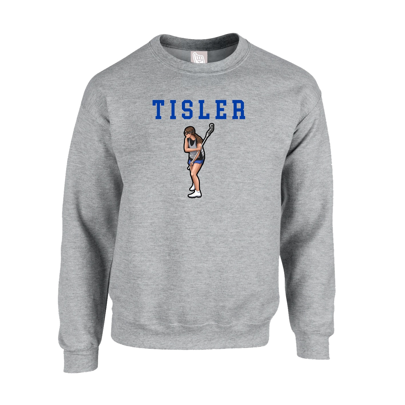 Fleece Crew — Shirsey in Grey
