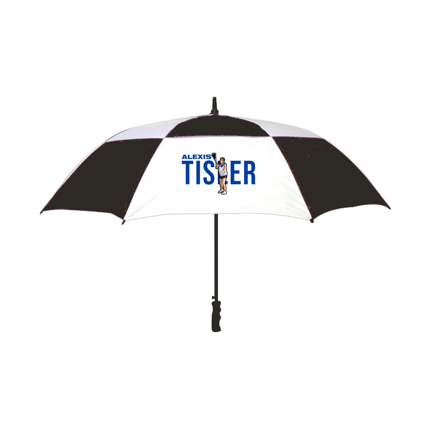Golf Umbrella — Player Name in Black