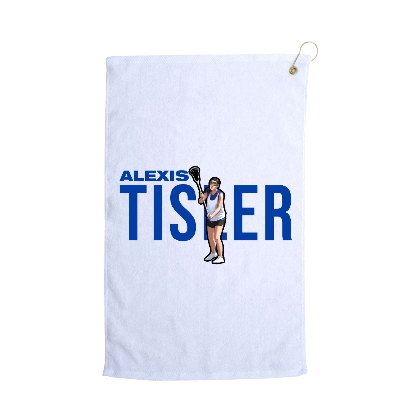 Golf Towel — Player Name in White